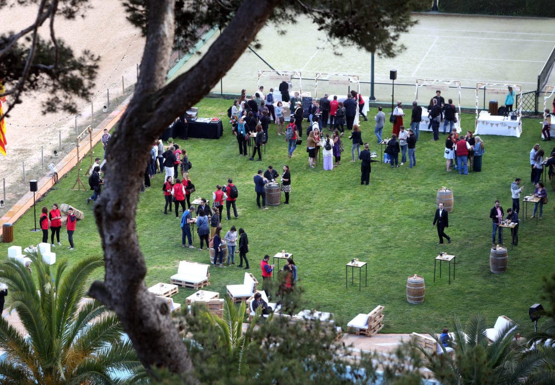 TBEX 2015 vista aèria còctel jardins Hotel Santa Marta