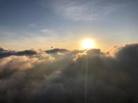Vol en globus entre volcans